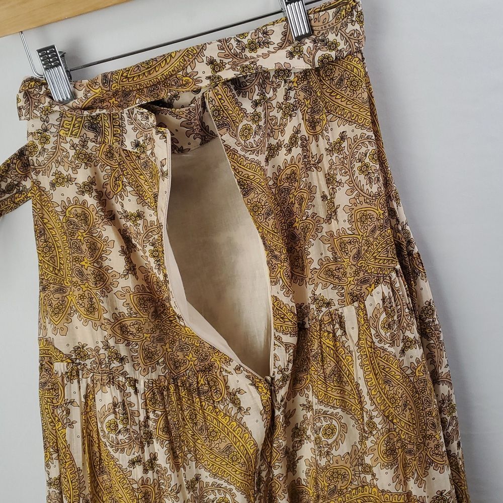 Free People MINKPINK Sistan Belted Midi Paisley Skirt Sz S, Boho Gypsy Festival - Picture 15 of 15